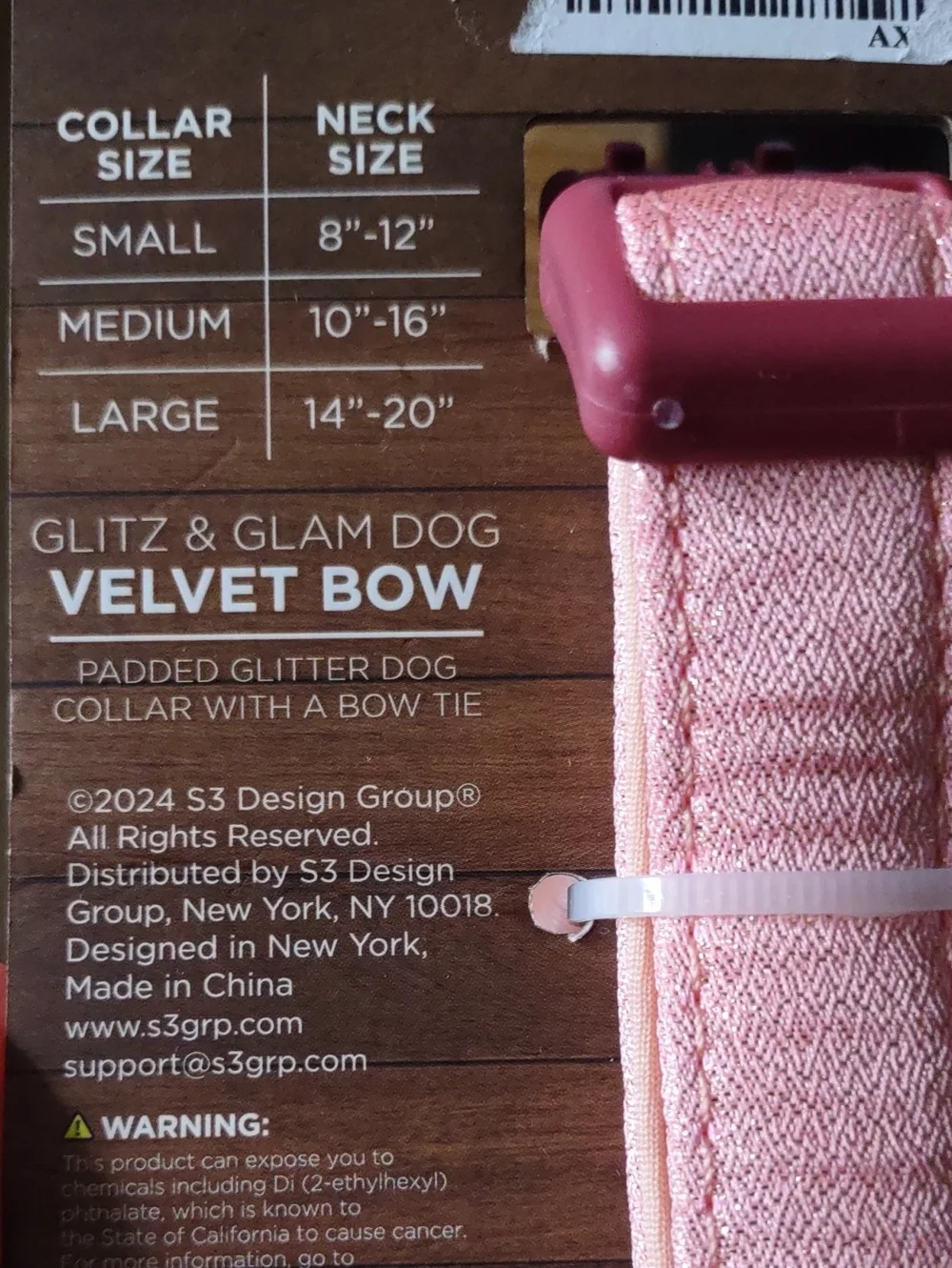 Doghaus Medium Glitz & Glam Velvet Bow